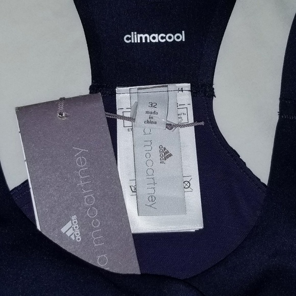 Adidas Stella McCartney Pull-On Sports Bra 32 NWT - Picture 3 of 3